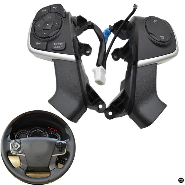 トヨタカムリ ハイブリッド 用カークルーズコントロールスイッチオーディオBLUETOOTHステアリングホイールボタンACV51 ASV5 AVV50 GSV50