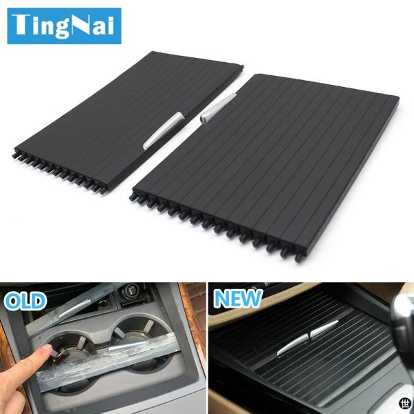 インナードリンク用ウォーターカップホルダーカバー BMW X5 X6 E70 E71 E72 2007-2014用ジッパーカーテン