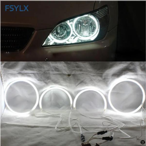 FSYLX CCFL LED エンジェルアイレクサス IS200 IS300 LED CCFL 車ヘッドライト DRL ハローリングアルテッツァ車 LED CC