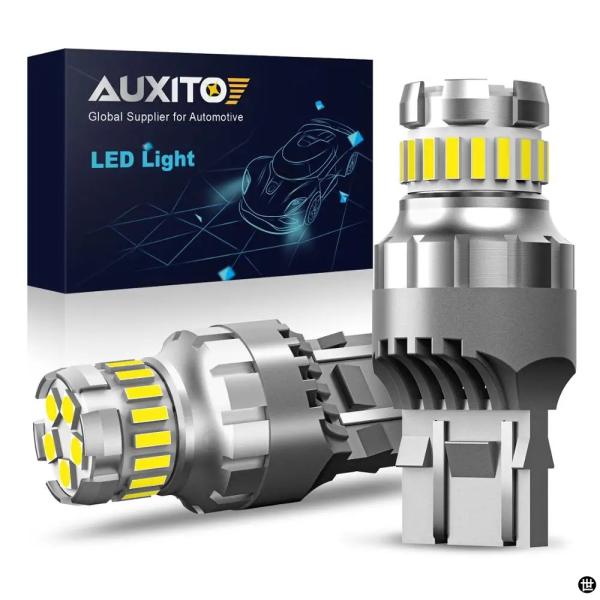 2 個フラッシュストロボ T20 7443 W21/5W W21W 車 LED ライトブレーキ