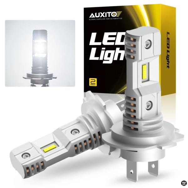 AUXITO H7 LED ヘッドライト CANBUS 12V H7 LED ライト車用 H7 CSP LED 電球 6500K トヨタカローラフォードフィエス
