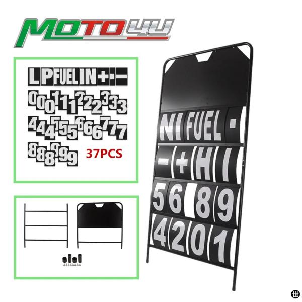 アルミバイクレースピットボードフレームレース専用37PCSナンバーキット