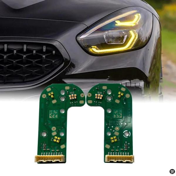 イエローエンジェルアイ DRL ボード 2019-24 BMW Z4 G29 LED ヘッドライトデイタイムランニングライトウインカーモジュール