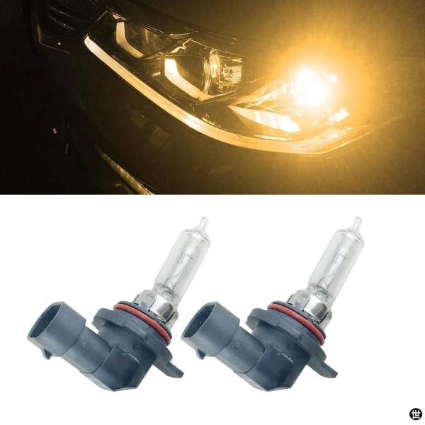 2 個ハロゲンヘッドライト 9012 LL HIR2 HIR PX22D 55W 12V 4300K 自動