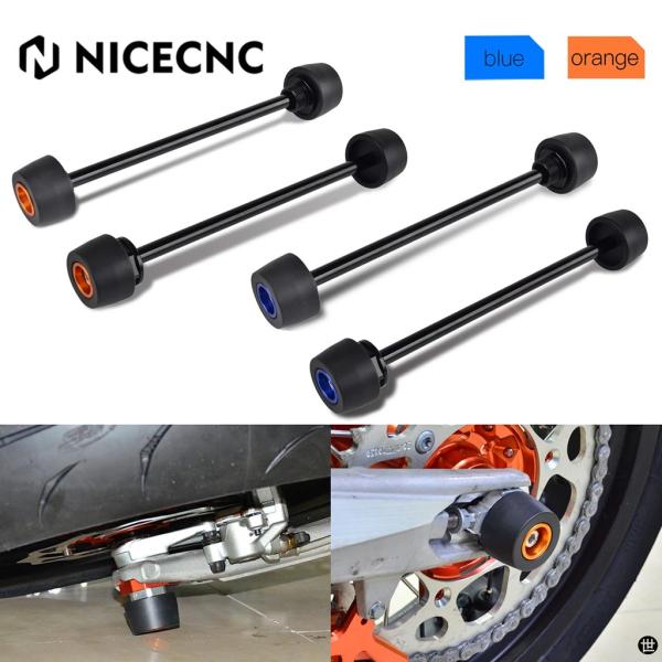 フロントリアホイールアクスルフォーククラッシュスライダープロテクター KTM 690 デューク/R 690 SMC/R 690 スーパーモト/R ハスクバーナ 701 スーパーモト