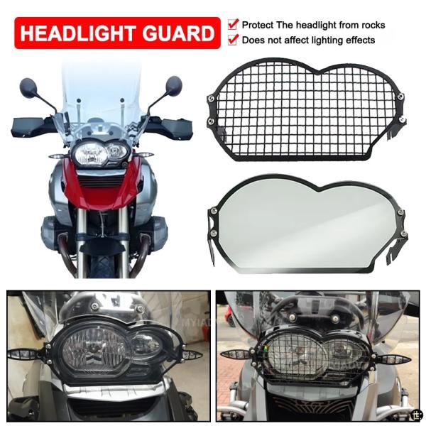 R1200GS バイクヘッドライトグリルグリル BMW R1200GS アドベンチャー 2004-2012 R 1200 GS R1200 ADV ヘッドライトプロテクター