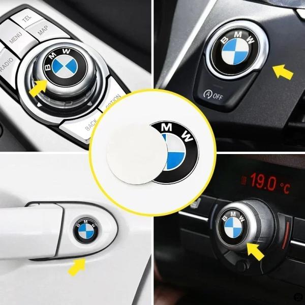 エポキシ/アルミ車ラベルデカールバッジカバーロゴステッカー 11 18 20 25 29 MM BMW E46 E90 E60 F10 F30 E39 E36 F20 E87 G30 E92