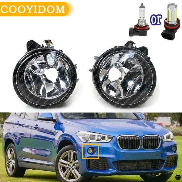 フロントフォグランプ LED 電球/ハロゲン電球フォグランプ BMW X1 X3 X4 X5 X5M X6 X6M F48 2016-2018 63177238
