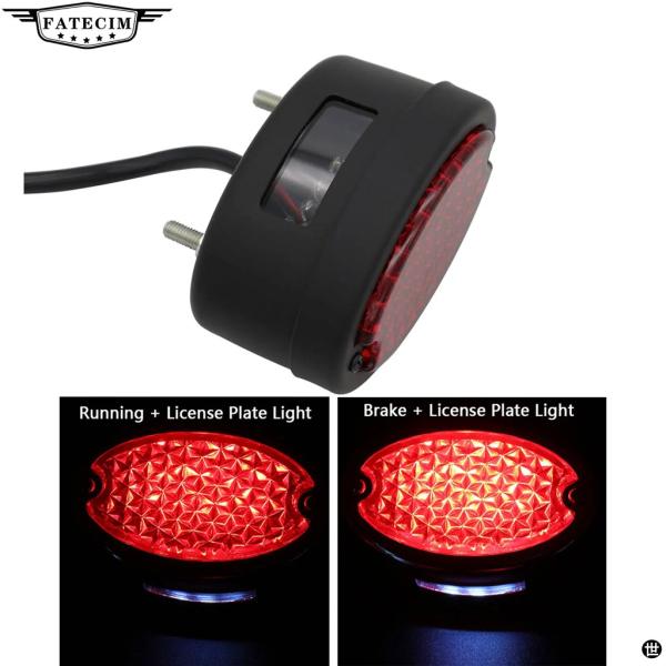 キャットアイスタイルヴィンテージ LED バイクテールライトカフェレーサー用
