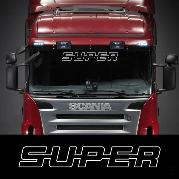 スーパーカーフロントガラスステッカー スカニア R S Gシリーズ