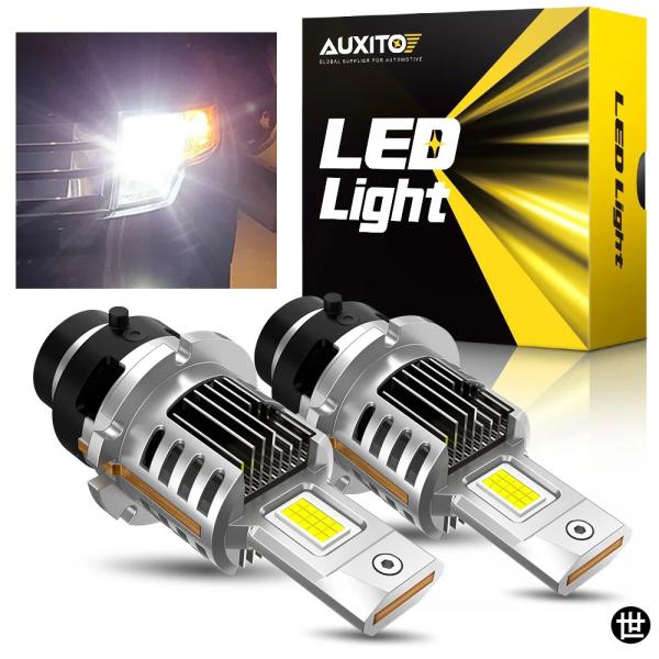 AUXITO D2S LEDランプ CANバス HID D2R D2C D4S LEDヘッドライトバルブ トヨタ RAV 4 RAV4 アベンシス レクサス E