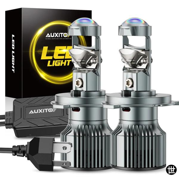 AUXITO 110W ハイパワー H4 H7 LED ヘッドライト 360° レンズ付き