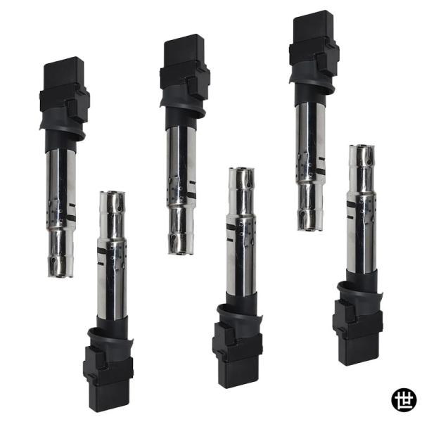 6個入りイグニッションコイル 022905715B AUDI Q7 A3 TT QUATTRO VW GOLF PASSAT TOUAREG PHAETON PORSCHE CAYENNE 95560210103 UF635用