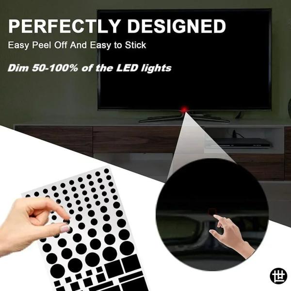 LED調光ステッカー 50-100 遮光率 電子機器用 電化用 LEDライトブロッキングトリム