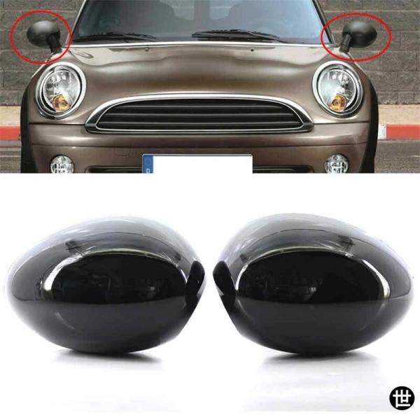カーボン製バックミラーキャップカバー 交換用 BMW MINI R55 R56 R57 R58 R59 2007-15