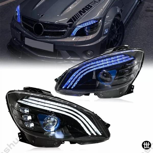 ◆W204前期　W205ルックHIDヘッドライトキット mamadesu_seta-0090447