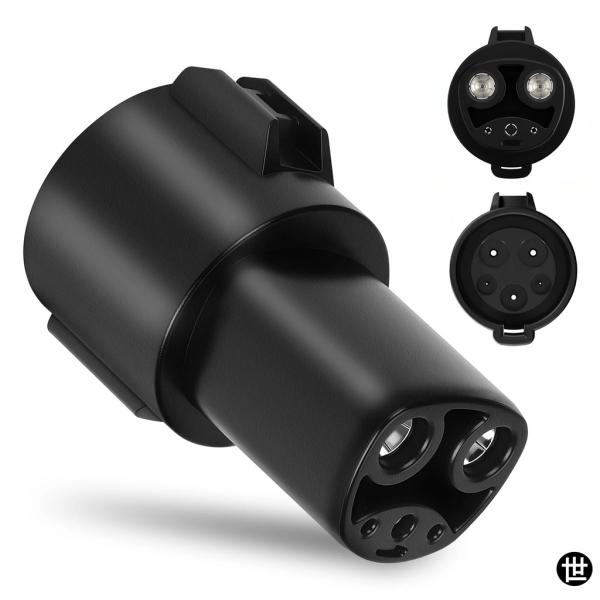 テスラ　チャデモアダプター　変換ソケット付き！　日本版 CNSPEED 電気自動車用アダプター充電タイプ1 J1772 テスラ モデルX Y 3