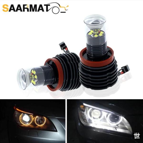 BMW E60 E61 E63 E64 E70 X5 E71 X6 E82 E87 E89 Z4 E90 E91 E92 用 LED エンジェルアイライト 60