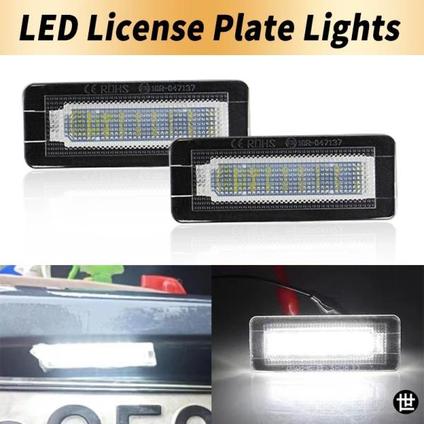 ベンツ スマート フォーツー クーペ コンバーチブル 450 451 W450 用 CANBUS LED ナンバープレートライトランプ 2個セット カーアクセサ