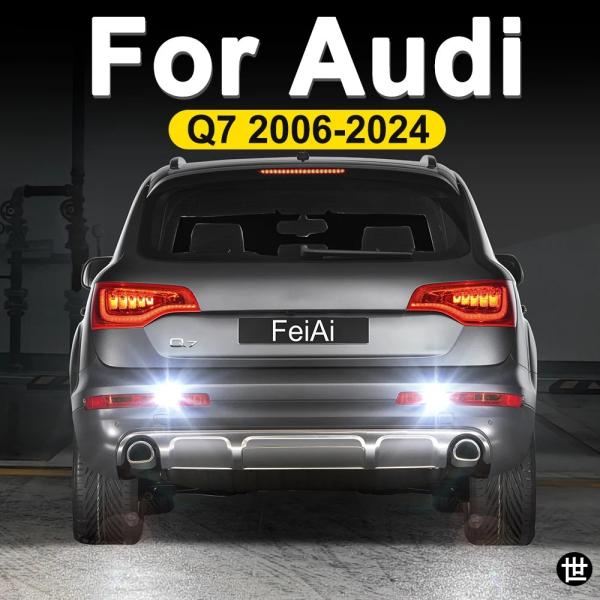 アウディ Q7 4L 4M用 LED バックライト Q7 アクセサリー 車用バックランプ 2006-15-2024