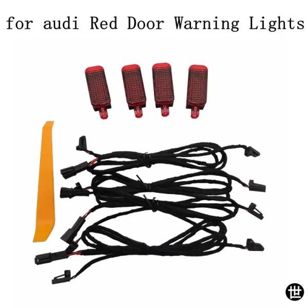 アウディ A3 A4 A6 A7 A8 Q3 Q5 Q7 TT S3 S4 S6 RS3 RS4 RS7 用  LED 赤色 ハザード灯 車内ドア 赤色ライト 