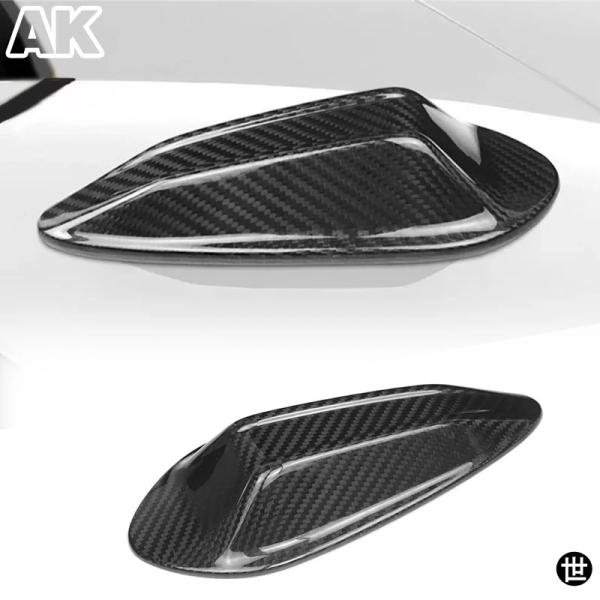 BMW 3シリーズ G20 M3 G80 G42 G82 M4 G87 M2 G22 G23 I4 G26用リアルドライ  カーボンカールーフシャークフィンアン