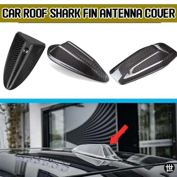 BMW G20 G26 G87 M2 G80 M3 G82 M4 G05 X5 G06 X6 2023年以降モデル用リアルドライ カーボンシャークフィンアンテナ