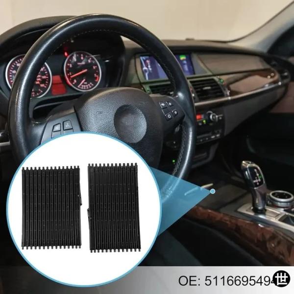 BMW X5 X6 E70 E71 E72 2007-2014用フロント/リア中央コンソールドリンク/ウォーターカップホルダーカバートリムジッパーローリングカー