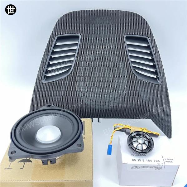 BMW G30 G31 5シリーズ用カーミッドレンジスピーカーカバーセンターダッシュボードコンソールオーディオツイーターラウドスピーカーステッカートリム