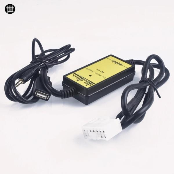 トヨタ カムリ カローラ RAV4 ヤリス レクサス IS 200 GS 用カー CD アダプター MP3 オーディオ インターフェース AUX USB CD 