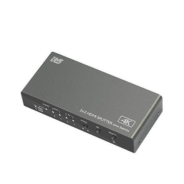 ラトックシステム　コジマ｜入力切替機能付HDMI分配器(ダウンスケール対応)　RS-HDSP22-4K