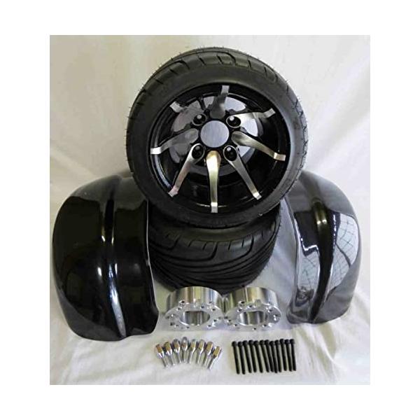 ホンダジャイロ クロス アルミホイール引っ張りタイヤ＆スペーサー