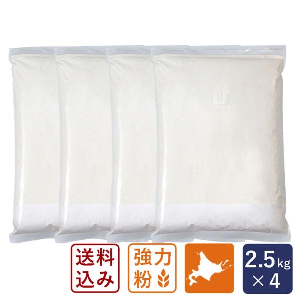 強力粉 煉瓦 北海道産小麦粉 2.5kg パン用小麦粉