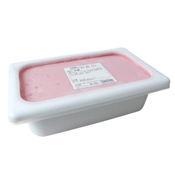 アイスクリーム 完熟苺シャーベット いちご果汁・果肉32％ 明治 業務用 2000ml