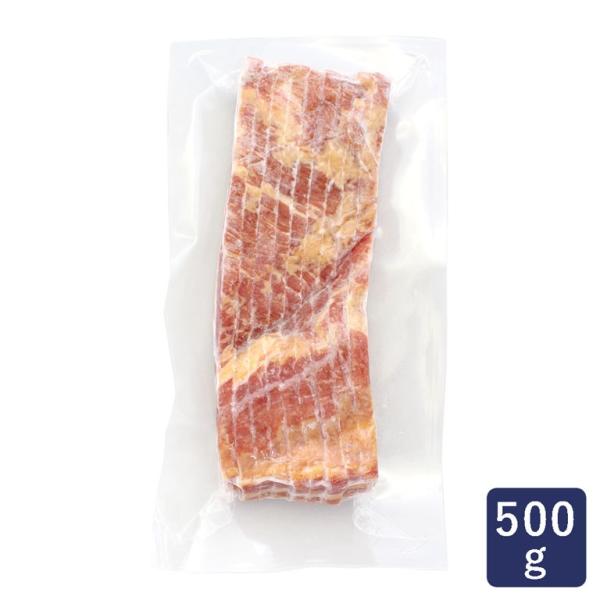 加熱食肉製品（加熱後包装）良質な豚ばら肉一枚一枚に、丹念に塩・香辛料をすり込んで、じっくり熟成後、スモークをかけた豊かな風味のベーコンです。あらかじめ厚さ8mmにスライスされています。乾塩法とよばれる昔ながらの製法で作られた乾塩ベーコンは、...