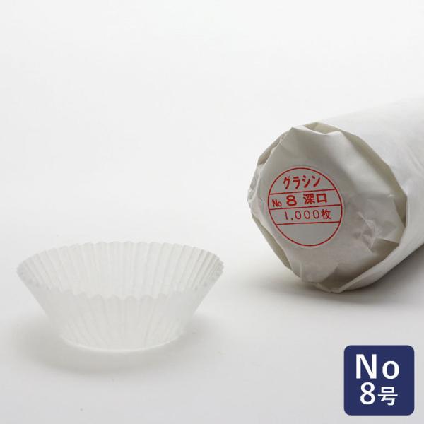 使いやすい無地のグラシンカップです。敷き紙として型に敷いて、生地を入れてお使いいただくと、焼き上がった際に生地が型にくっつかずにそのままはずすことが出来ます。マフィンをはじめとしたお菓子の焼成はもちろん、食品全般にお使いいただけます。サイズ...