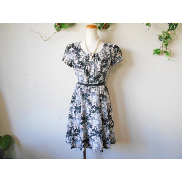 ✨貴重✨L‘EST ROSE レストローズ　花柄フリルミニワンピース L'EST ROSE - レストローズ☆ワンピース☆花柄の通販 by ゆこ's shop