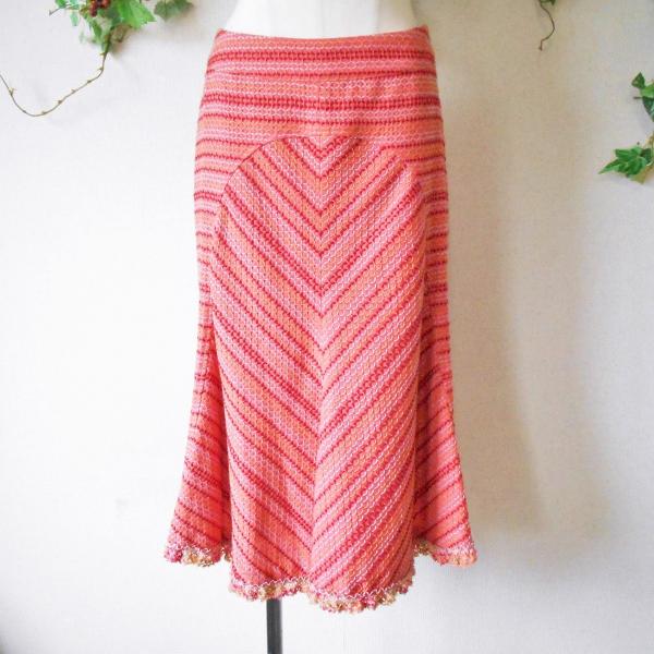 最終値下げ、新品タグつき、ピンクハウス、ロングスカート、黒 PINK HOUSE（ピンクハウス） 新品 タグ付き 48000円 ノーカラー