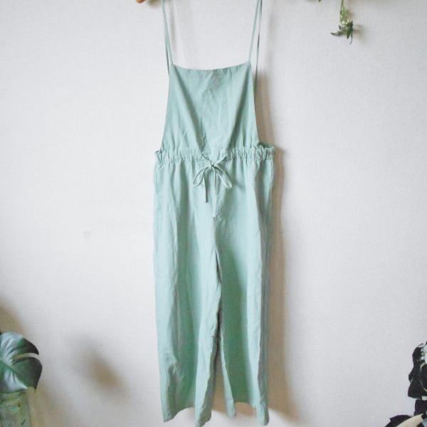 りんご55　リネンサロペット りんご55様 専用 リネンサロペット