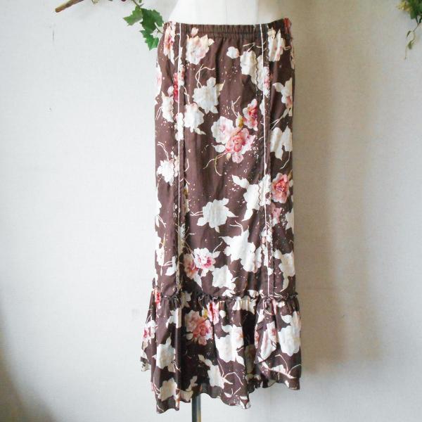 美品 INGEBORG インゲボルグ レースタックスカート 11号 美品 INGEBORG