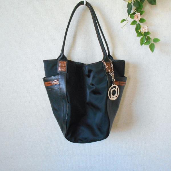 専用品BEAUGRAND クロコダイル ダークグレー JRA ハンドバッグ