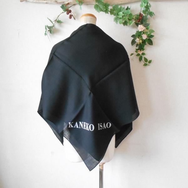 KANEKO ISAO 未使用 カネコイサオ ロゴ 入り 大判 ストール