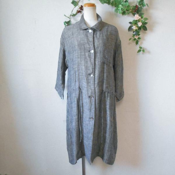 美品】1-UKI-KAHA-NGURENGUREかぐれリネンワンピース