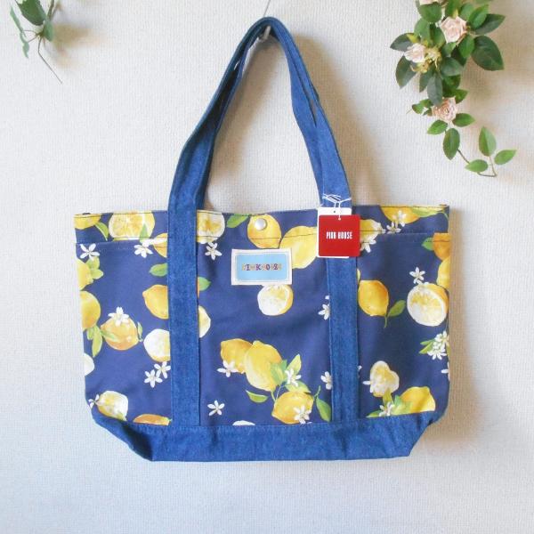 PINKHOUSE レモン柄 トートバッグ（新品、未使用、保管品） PINK HOUSE（ピンクハウス） 新品 タグ付き 2020年 カタログ掲載 檸檬