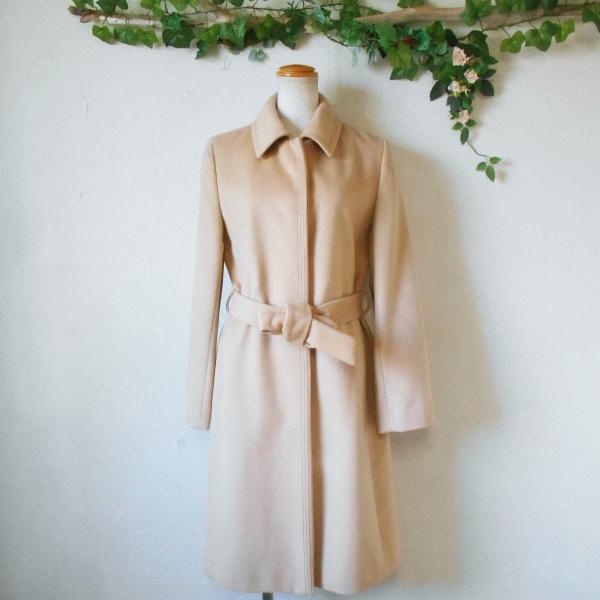 ef-de エフデ サッシュリボン 付 アンゴラ 混 レディース 用 ウール  