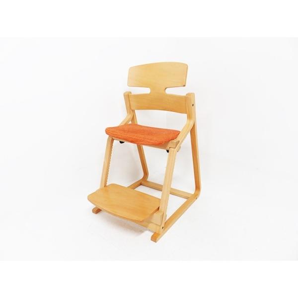 【中古】豊橋木工　アップライト　チェア　ナチュラル