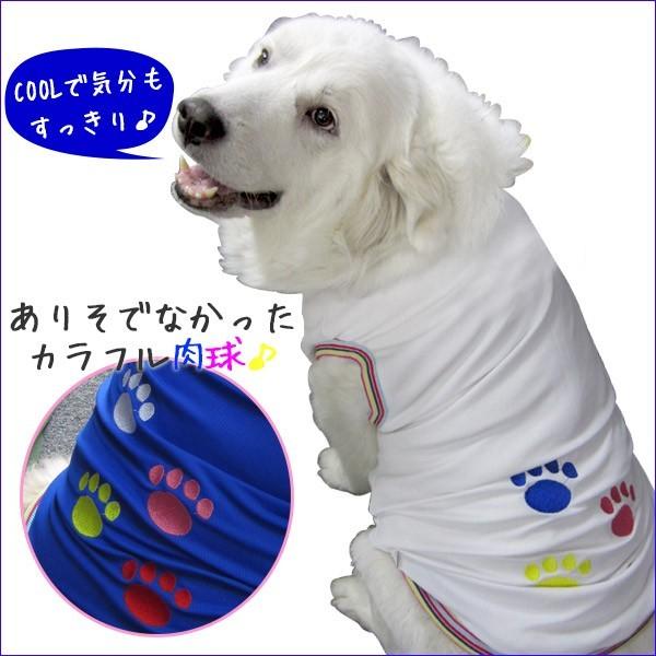 犬服 3lサイズ 超大型犬 Dogタンクトップ Cool カラフル肉球 メール便送料無料 代金引換別途送料600円 Coolcolniku3l 大型犬とママの店 ママブイ 通販 Yahoo ショッピング