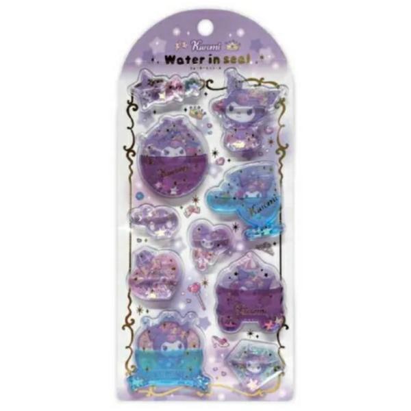 ケイカンパニー シール  サンリオ クロミ ウォーターイン シール 正規品【商品説明】●サンリオ クロミ ウォーターインシール。 　●シールをかたむけると中のウォーターとスパンコールが動いてかわいい。●中のウォーターは透明+柄によって違う2...