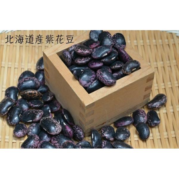 【ゆうパケット送料無料】 北海道産 紫花豆 「300g」 令和7年産 むらさき花豆 煮豆や煮込み、紫餡に