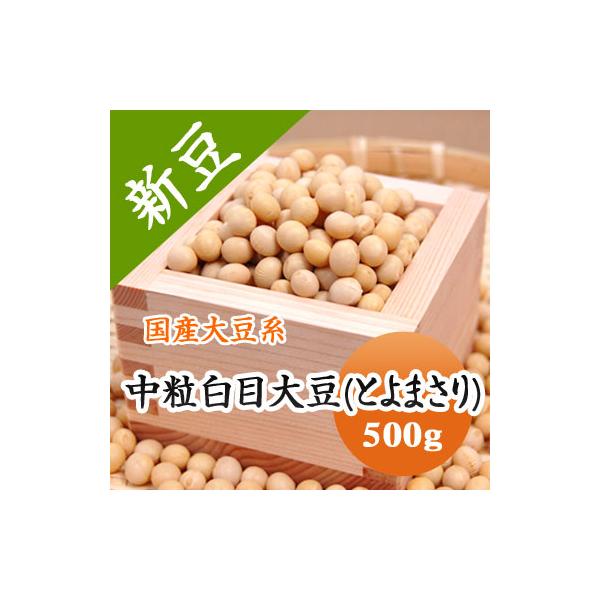 豆 大豆 中粒白目大豆 とよまさり 北海道産 味噌 令和７年産 500g